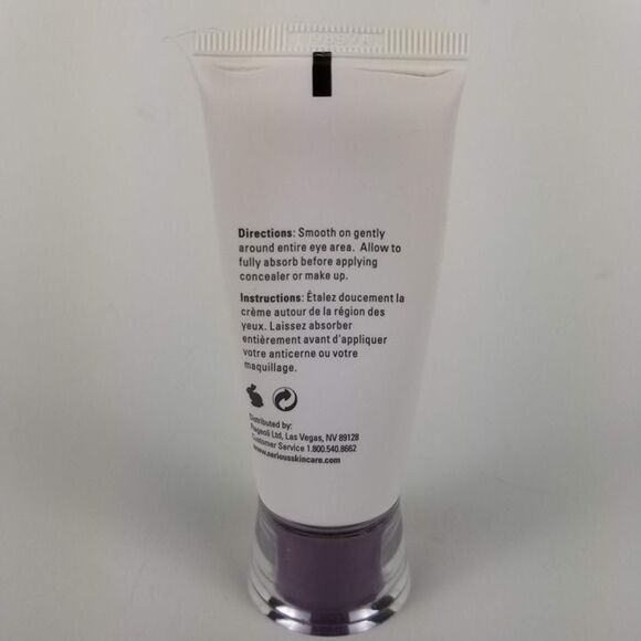 Serious Skin Care Reverse Lift Firming Eye Cream Double Size 1 oz Argifirm SSC - Picture 3 of 7